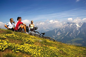 Mountain biking in Saalbach