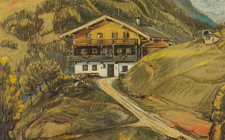 historische Zeichnung vom Eggerhof